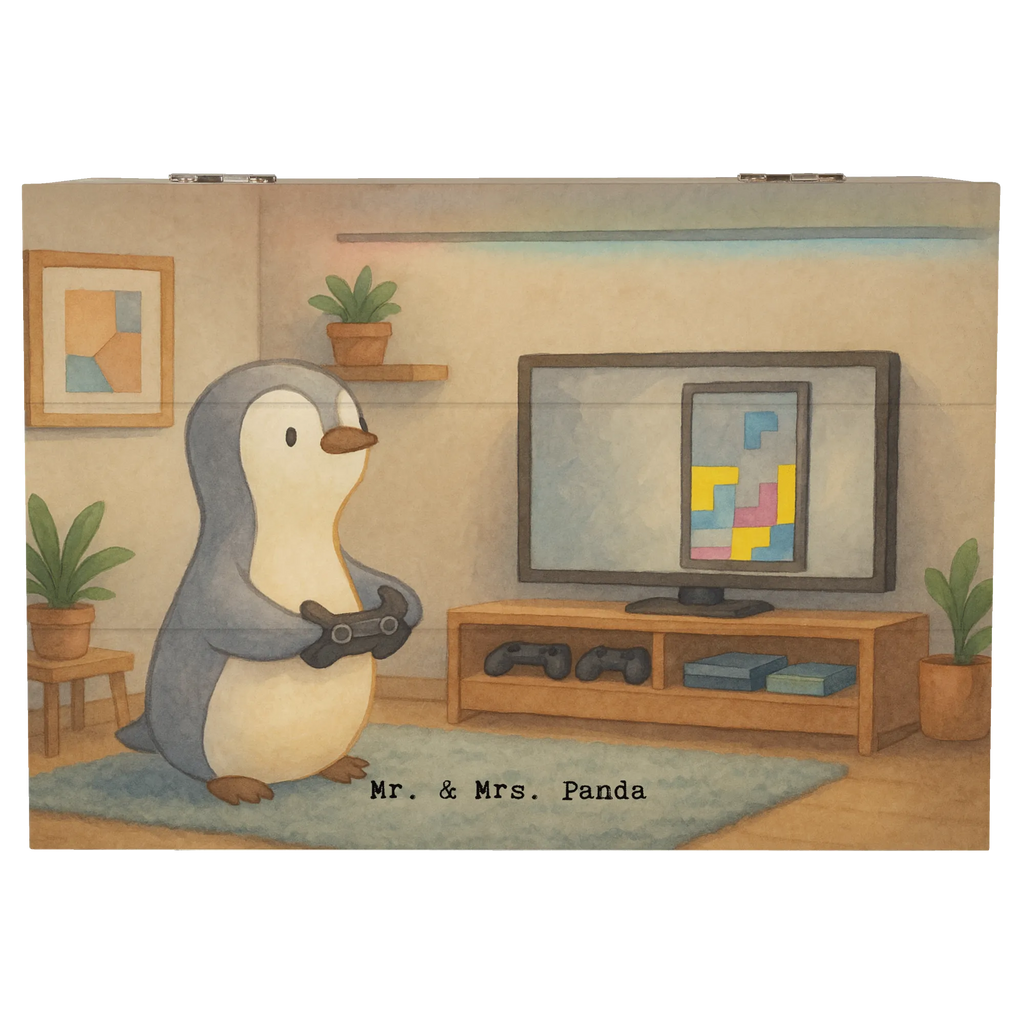 Skrzynia drewniana pingwin grać Design Prezent, Dyscyplina sportowa, Darować, Dziękuję, Dzięki, Wyróżnienie, Wygrana, Sportowiec