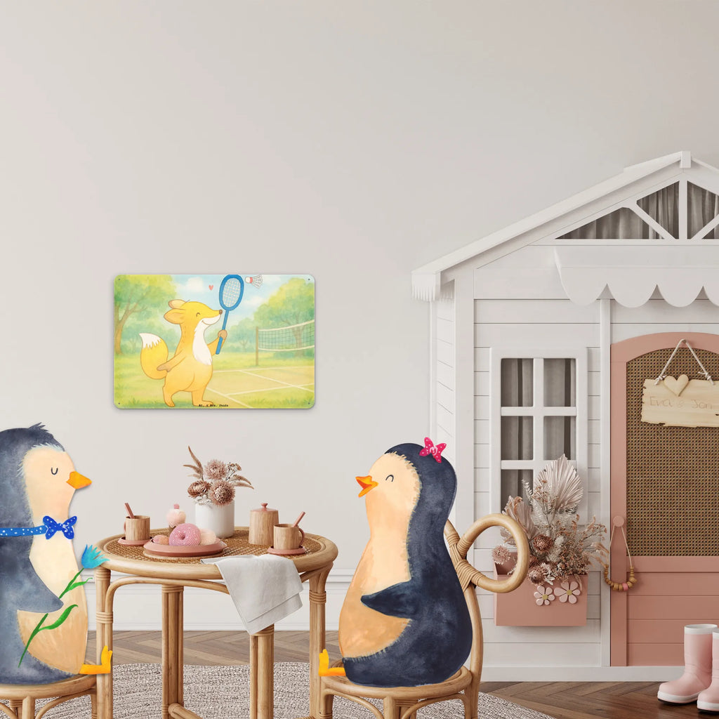 Blechschild Fuchs Federball spielen Design Türschild Metall, Wandschild Metall, Blechschild Büro, Blechschild, Blechschild Für Männer, Blechschild Groß, Dekoschild Metall, Blechschild Zum Aufhängen, Blechschild Küche, Blechschild Für Frauen, Geschenk, Sportler, Gewinn, Auszeichnung, Sport, Dankeschön, Danke, Hobby, Sportart, Schenken, Federball spielen, Badminton