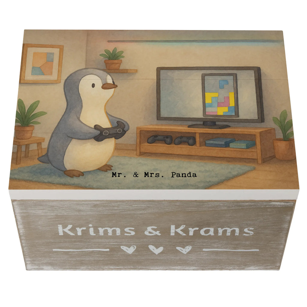 Skrzynia drewniana pingwin grać Design Prezent, Dyscyplina sportowa, Darować, Dziękuję, Dzięki, Wyróżnienie, Wygrana, Sportowiec