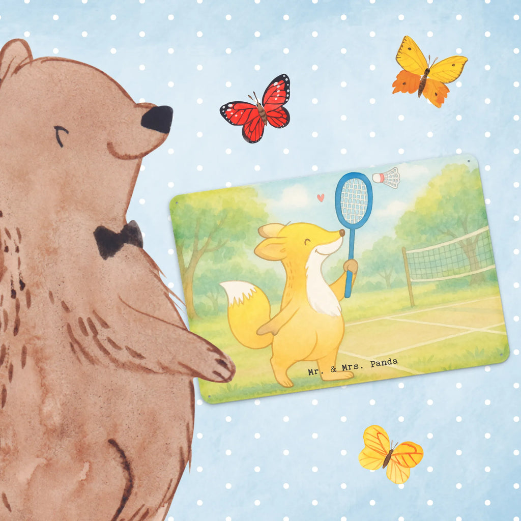 Blechschild Fuchs Federball spielen Design Türschild Metall, Wandschild Metall, Blechschild Büro, Blechschild, Blechschild Für Männer, Blechschild Groß, Dekoschild Metall, Blechschild Zum Aufhängen, Blechschild Küche, Blechschild Für Frauen, Geschenk, Sportler, Gewinn, Auszeichnung, Sport, Dankeschön, Danke, Hobby, Sportart, Schenken, Federball spielen, Badminton