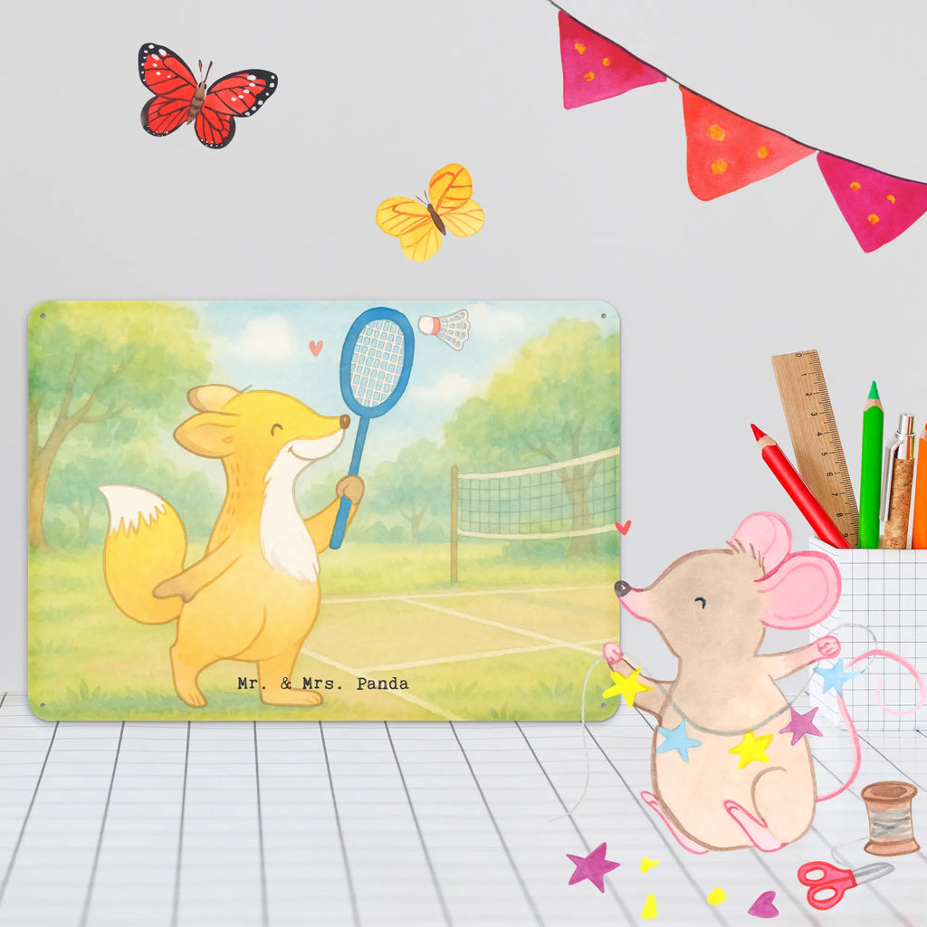 Blechschild Fuchs Federball spielen Design Türschild Metall, Wandschild Metall, Blechschild Büro, Blechschild, Blechschild Für Männer, Blechschild Groß, Dekoschild Metall, Blechschild Zum Aufhängen, Blechschild Küche, Blechschild Für Frauen, Geschenk, Sportler, Gewinn, Auszeichnung, Sport, Dankeschön, Danke, Hobby, Sportart, Schenken, Federball spielen, Badminton