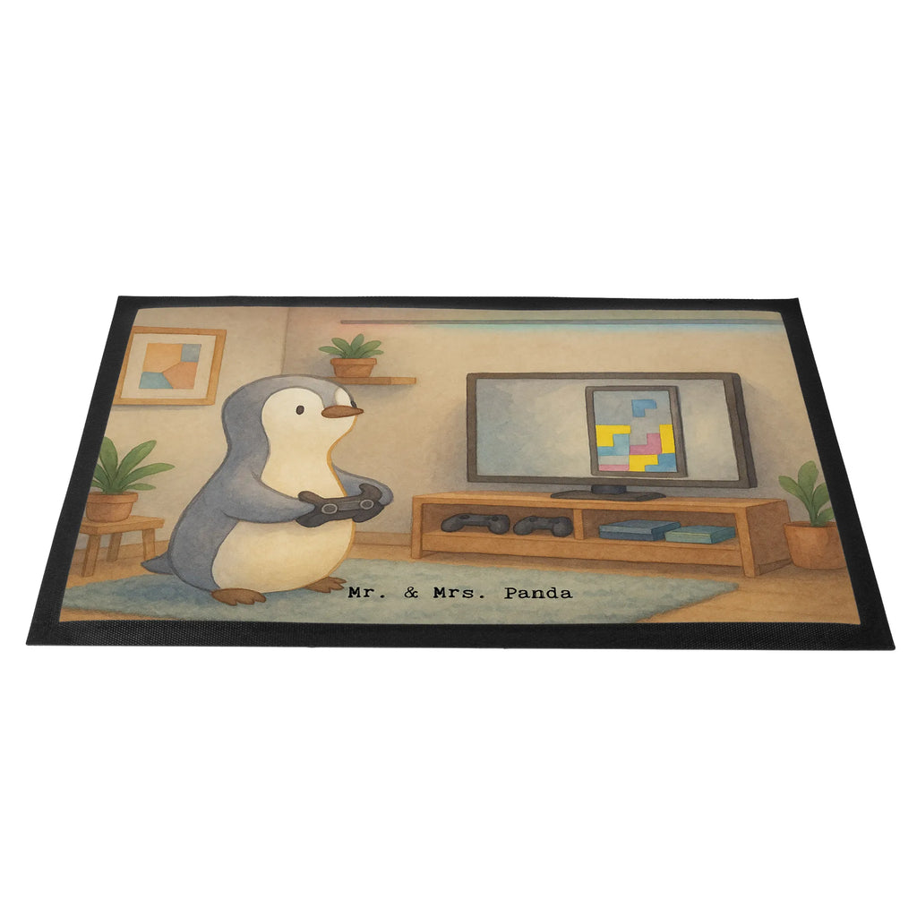 Doormat penguin Gamble Design Gift, giving, thank you, award, profit, athlete, video games, Gambling