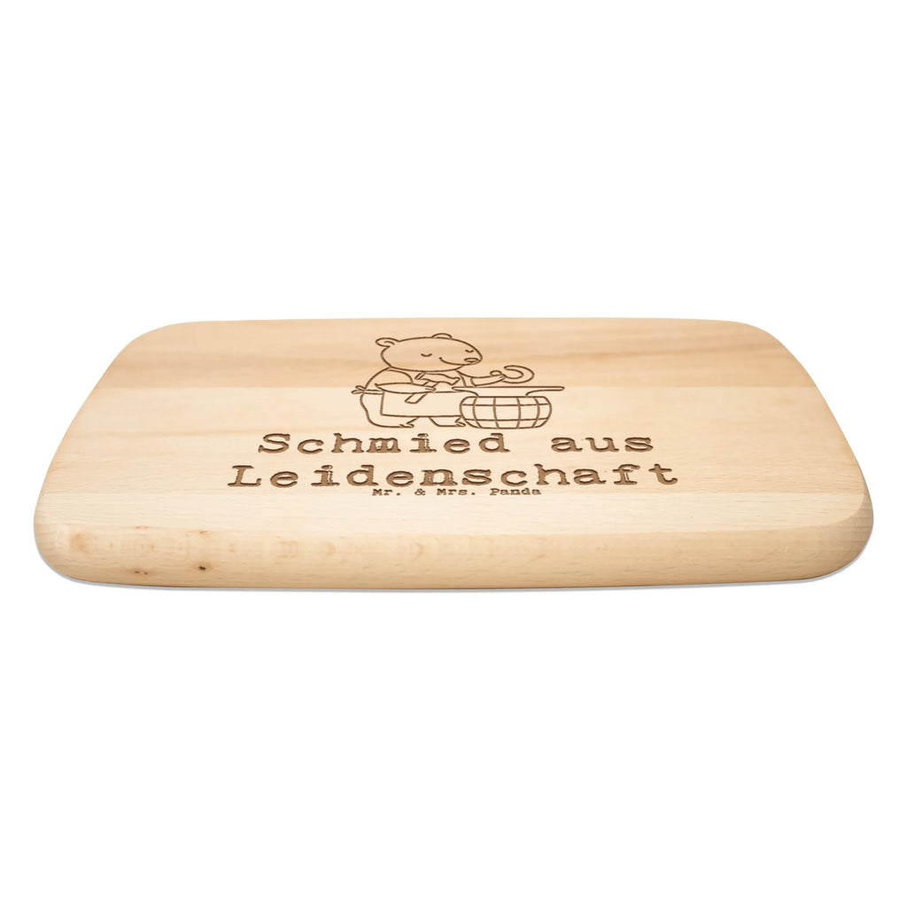 Schneidebrett Schmied Leidenschaft Servierbrett, Küchenbrett, Holzbrett, Hackbrett, Schneidebrett, Brett, Holzbrettchen, Frühstücksbrett, Geschenk, Schenken, Jubiläum, Danke, Dankeschön, Beruf, Ausbildung, Abschied, Rente, Kollege, Kollegin, Arbeitskollege, Mitarbeiter, Firma