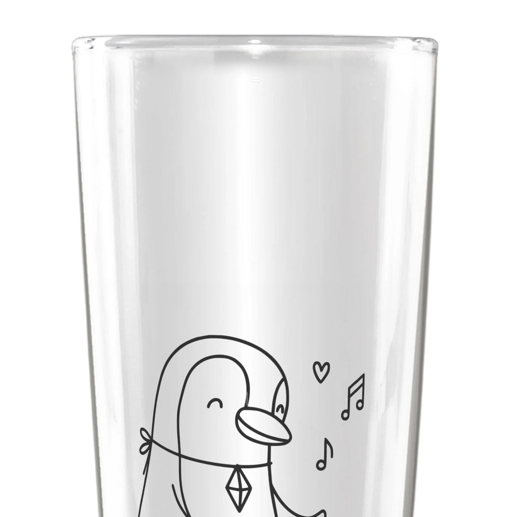 Spersonalizowany kufel do piwa Pingwin Handpan Instrumenty, prezenty dla muzyków, miłośników muzyki