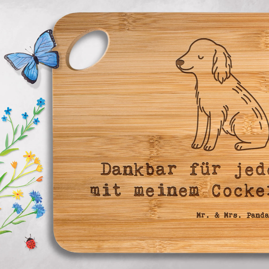 Bambus - deska do krojenia Cocker Spaniel Chwila dawanie, prezent, Pies, rasa psa, pies rasowy, właściciel psa, miłośnik zwierząt, szczeniak