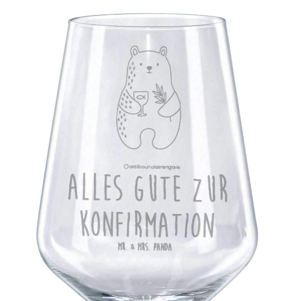 Kieliszek do czerwonego wina niedźwiedź Bierzmowanie Niedźwiedź, Miś, Pluszowy miś