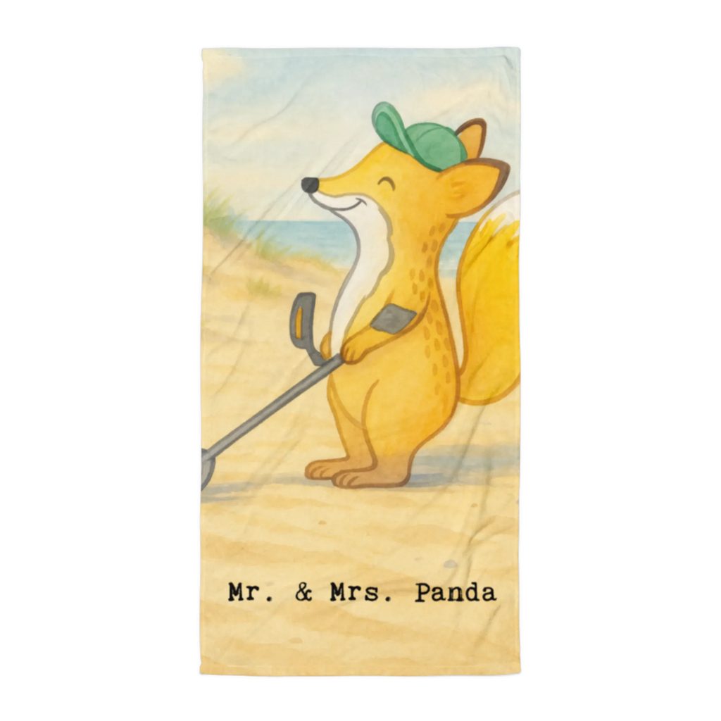 XL bath towel Fox metal detector Design spa towel, large beach towel, luxury bath sheet, XL bath towel, oversized towel, extra large swim towel, Gift, giving, thank you, award, profit, athlete, look for coins, probe walker, Metal detector, treasure hunt, probe