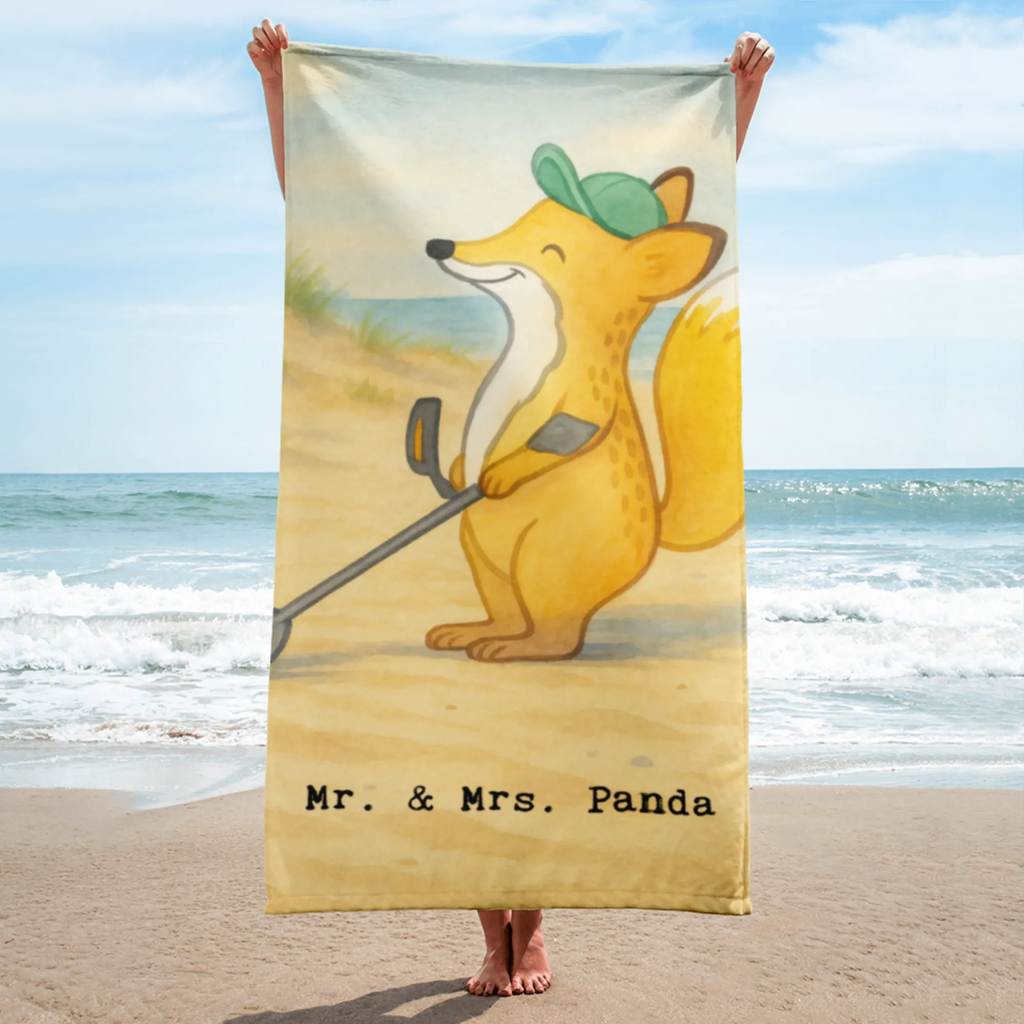 XL bath towel Fox metal detector Design spa towel, large beach towel, luxury bath sheet, XL bath towel, oversized towel, extra large swim towel, Gift, giving, thank you, award, profit, athlete, look for coins, probe walker, Metal detector, treasure hunt, probe