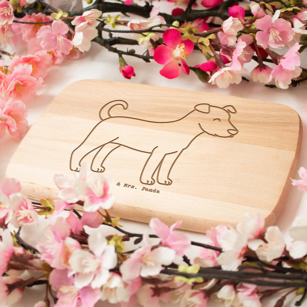 Frühstücksbrettchen Airedale Terrier Moment Küchenbrett, Schneidebrett Holz, Frühstücksbrett, Brot, Schneidebrett, Frühstücksbrettchen, Holzbrett, Geschenk, Schenken, Hund, Hunderasse, Rassehund, Hundebesitzer, Tierfreund, Welpe, Airedale Terrier