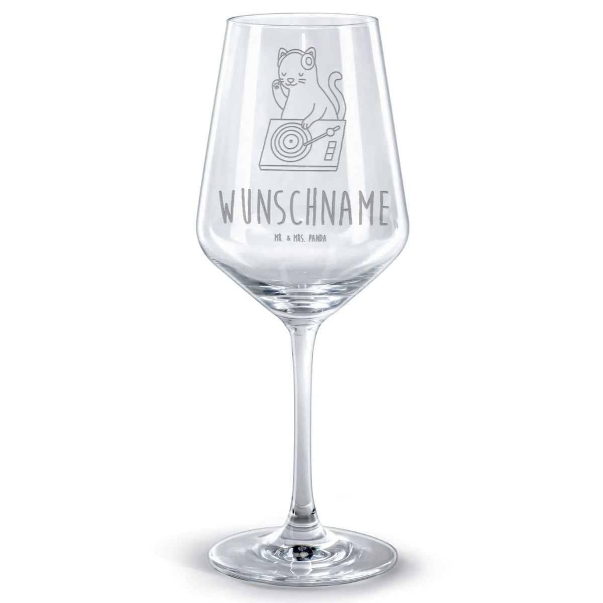 Personalisiertes Rotwein Glas Katze DJ weinglas graviert, Personalisiertes Weinglas, Weinglas individuell graviert, Rotweinglas Mit Namen, Weinglas mit Spruch, Weinglas mit Namensgravur, Weinglas mit Namen, Rotweinglas mit Gravur, Personalisiertes Rotweinglas, Rotweinglas Mit Wunschtext, Weinglas Mit Gravur, Weinglas personalisiert, Instrumente, Geschenke Musiker, Musikliebhaber, Tanzen, Disko, DJ, Club, Katze, Feiern