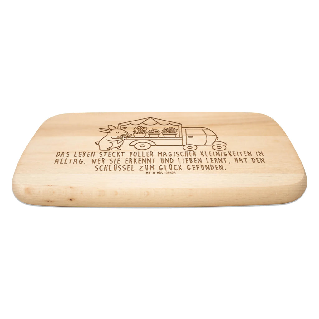 Serving board Easter Bunny Flower cart Board, Easter bunny