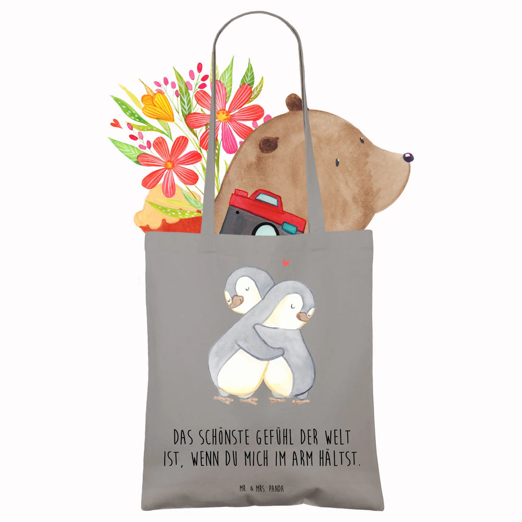 Tragetasche Pinguine Kuscheln Stofftasche, Laptoptasche, Einkaufstasche, Shopper, Umhängetasche, Stoffbeutel, Jutebeutel, Beutel, Strandtasche, Einkaufstüte, Tragetasche, Jutetasche, Badetasche, Tasche, Schultertasche, Beuteltasche, Liebe, Partner, Freund, Freundin, Ehemann, Ehefrau, Heiraten, Verlobung, Heiratsantrag, Liebesgeschenk, Jahrestag, Hocheitstag, Geschenk für Freundin, Geschenk für Frauen, für Ehemann, Liebesbeweis, Mitbringsel, für Männer, Hochzeitstag, Geschenk für Partner, Valentinstag