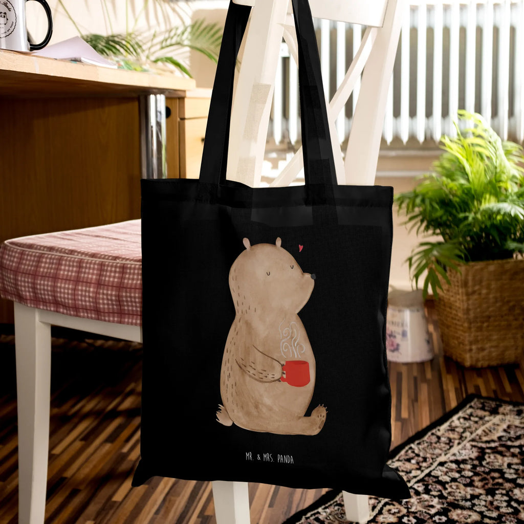 Tote bag bear morning coffee jute bag, cloth bag, pouch, shopper, Carrier bag, shopping bag, shoulder bag, bag, cotton bag, Love, Loving, Two, Together, Marriage, Engagement, Proposal of marriage, Love gift, gift for her, gift for him, anniversary gift, Valentine&#39;s Day Gift for Women Love Gift Anniversary Wedding Anniversary Party Favor Gift for Girlfriend Gift for Partner Boyfriend Gift Token of Love for Men for Husband