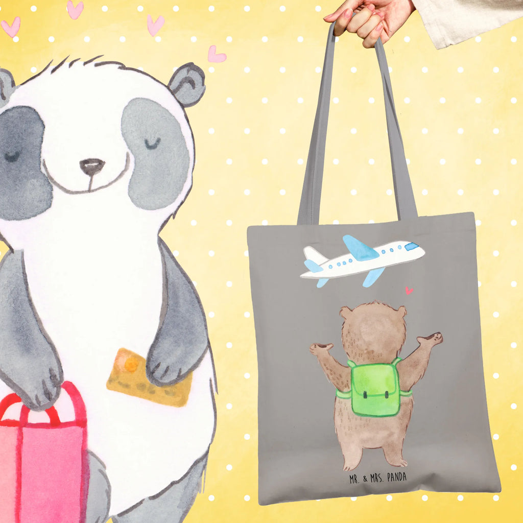 Tote bag bear Airplane Beutel, Beuteltasche, Jutebeutel, Schultertasche, Tragetasche, Stoffbeutel, Shopper, Tasche, Strandtasche, Umhängetasche, Einkaufstüte, Jutetasche, Stofftasche, Laptoptasche, Badetasche, Einkaufstasche, Liebe, Partner, Freund, Freundin, Ehemann, Ehefrau, Heiraten, Verlobung, Heiratsantrag, Liebesgeschenk, Jahrestag, Hocheitstag, Valentinstag, für Männer, Liebesbeweis, Mitbringsel, Hochzeitstag, Geschenk für Freundin, für Ehemann, Geschenk für Partner, Geschenk für Frauen