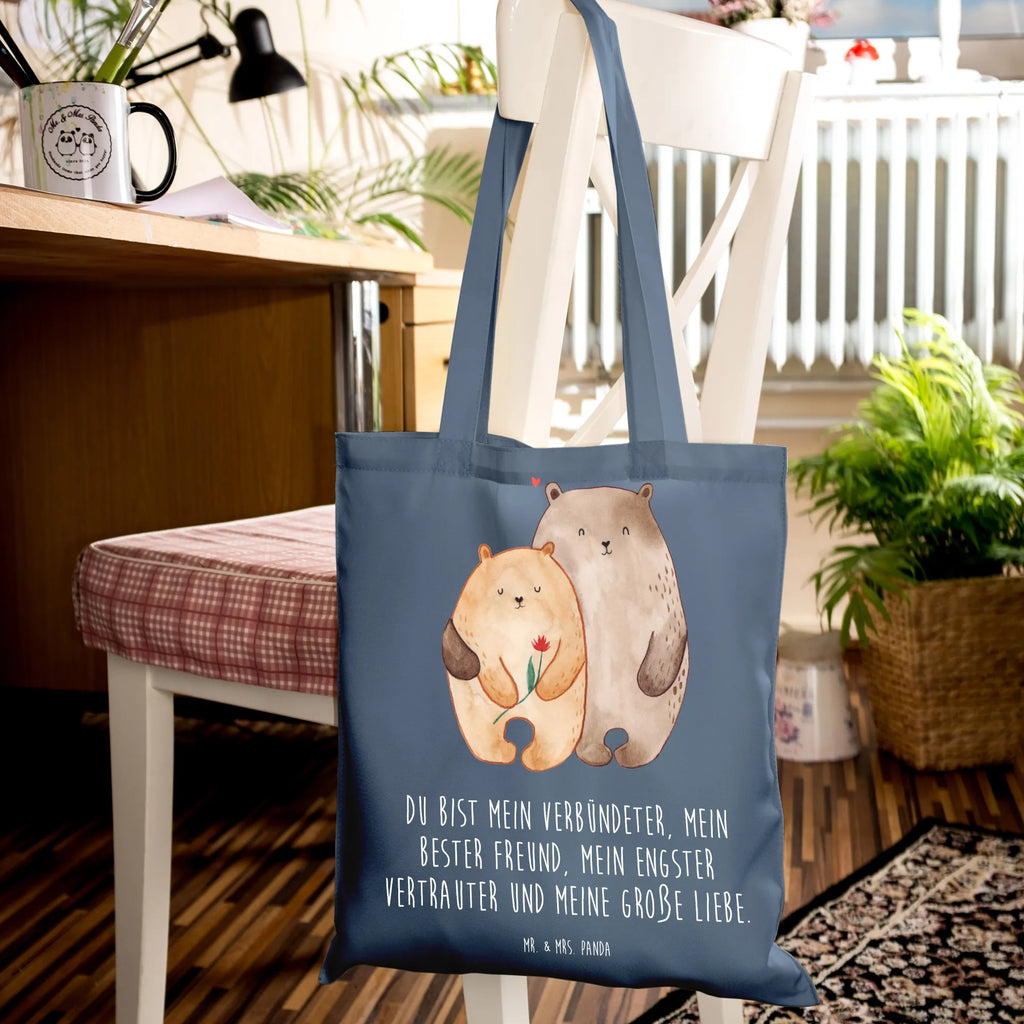 Tote bag Bears in love