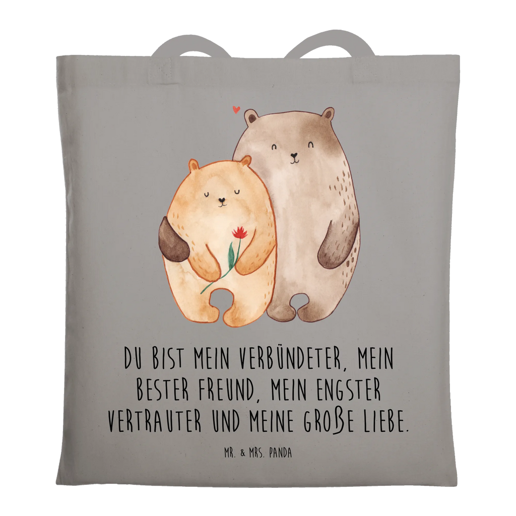 Tote bag Bears in love