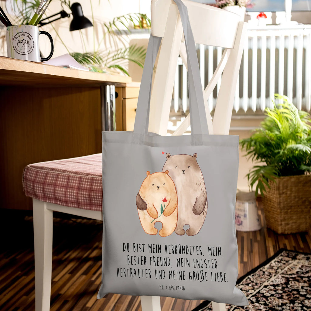 Tote bag Bears in love