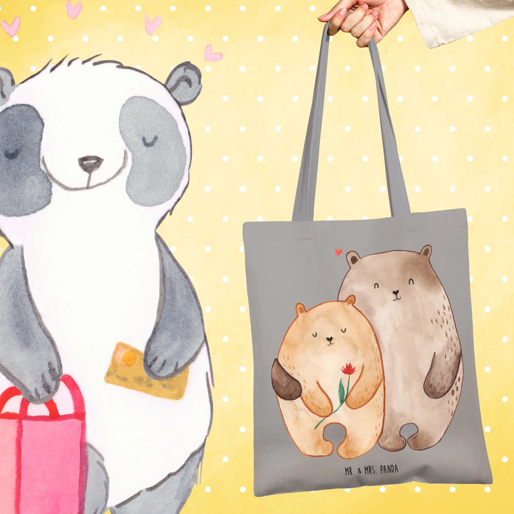 Tote bag Bears in love