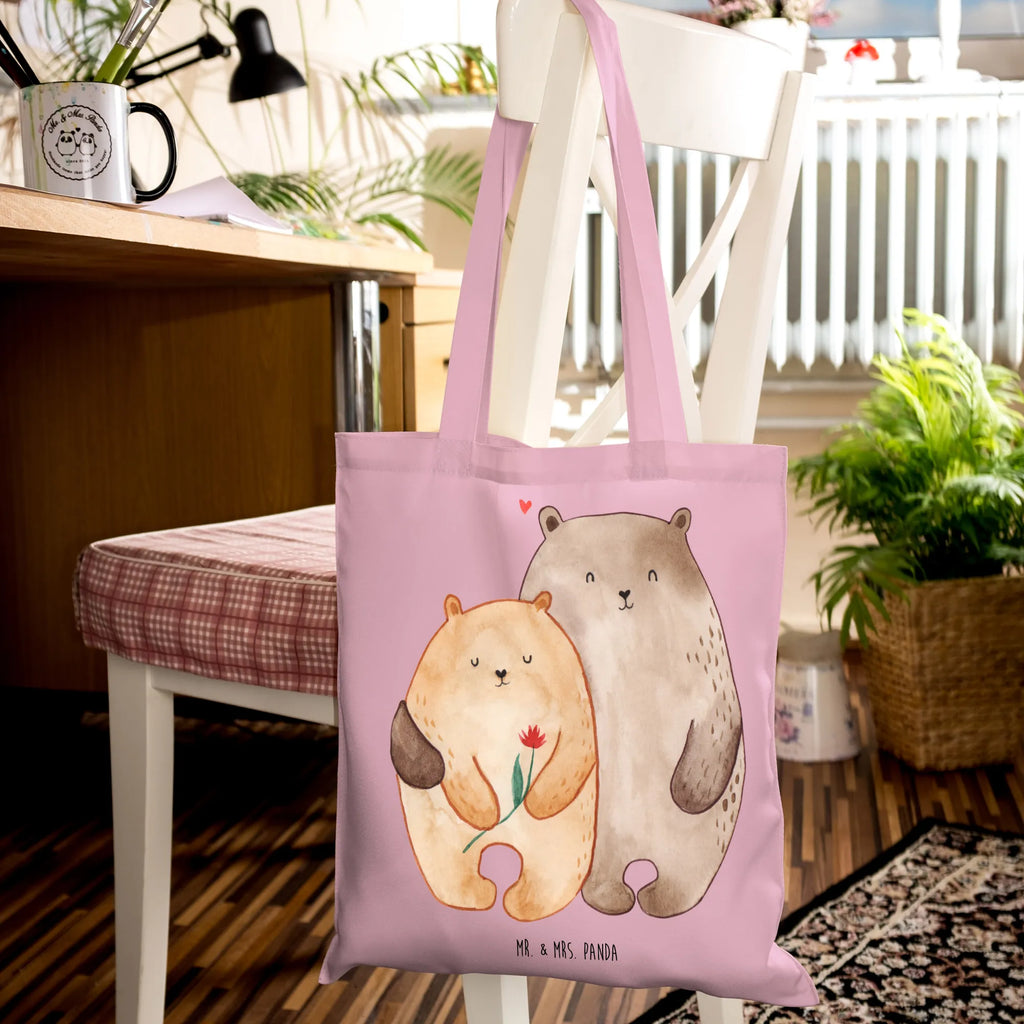 Tote bag Bears in love