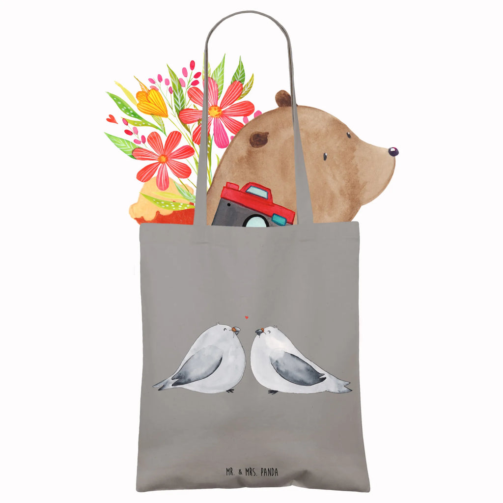 Tote bag Turtledoves in love cotton bag, jute bag, Carrier bag, shopper, bag, cloth bag, shoulder bag, shopping bag, pouch, Love, Loving, Two, Together, Marriage, Engagement, Proposal of marriage, Love gift, gift for her, gift for him, anniversary gift, Wedding anniversary, Girlfriend, Gift Girlfriend, Engaged, Turtledove, Partner, Gift Wedding, Married, Gift Friend, Doves, Turtle doves, Anniversary, Friend, Proof of love, In love