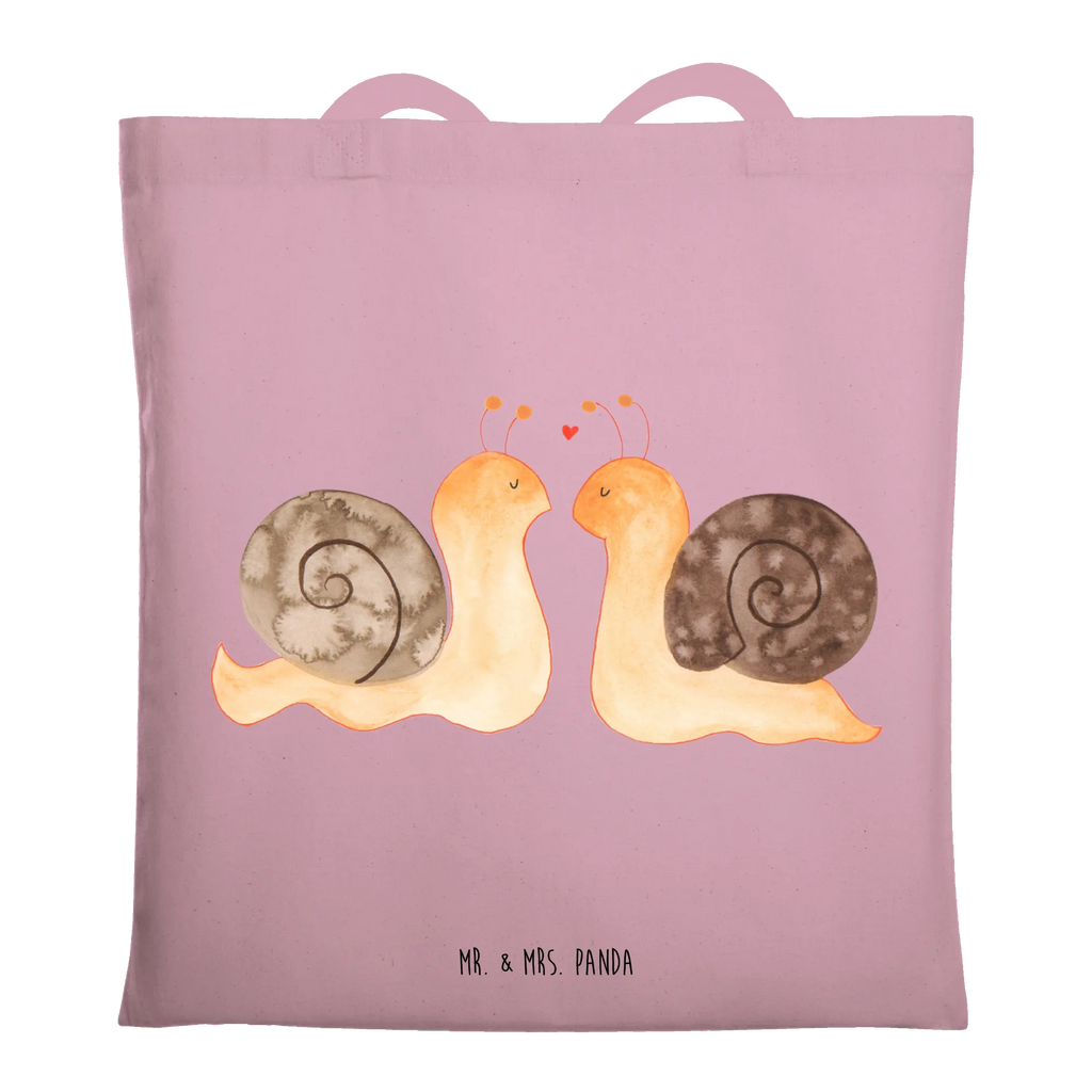 Tote bag Snails in love Strandtasche, Laptoptasche, Tragetasche, Schultertasche, Tasche, Beuteltasche, Umhängetasche, Jutetasche, Einkaufstasche, Badetasche, Stofftasche, Stoffbeutel, Einkaufstüte, Shopper, Beutel, Jutebeutel, Liebe, Partner, Freund, Freundin, Ehemann, Ehefrau, Heiraten, Verlobung, Heiratsantrag, Liebesgeschenk, Jahrestag, Hocheitstag