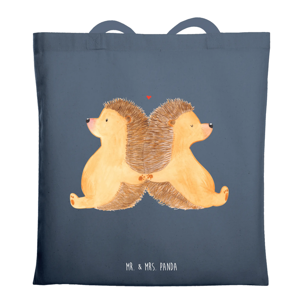 Tote bag Hedgehogs holding hands