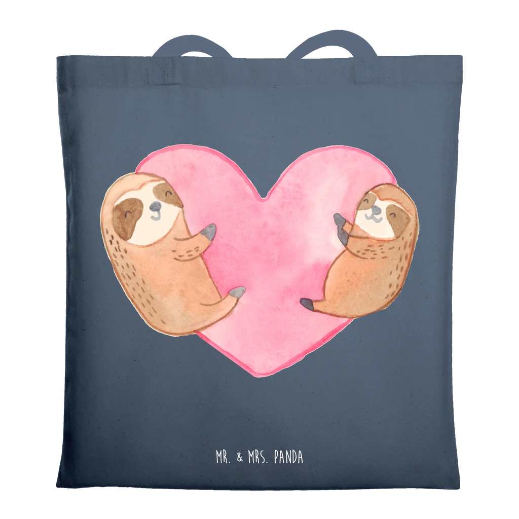 Tragetasche Faultiere Herz Stoffbeutel, Beutel, Schultertasche, Beuteltasche, Umhängetasche, Jutebeutel, Badetasche, Laptoptasche, Strandtasche, Einkaufstüte, Jutetasche, Stofftasche, Shopper, Tragetasche, Einkaufstasche, Tasche, Liebe, Partner, Freund, Freundin, Ehemann, Ehefrau, Heiraten, Verlobung, Heiratsantrag, Liebesgeschenk, Jahrestag, Hocheitstag, Valentinstag, Mitbringsel, für Ehemann, für Männer, Liebesbeweis, Geschenk für Freundin, Hochzeitstag, Geschenk für Partner, Geschenk für Frauen