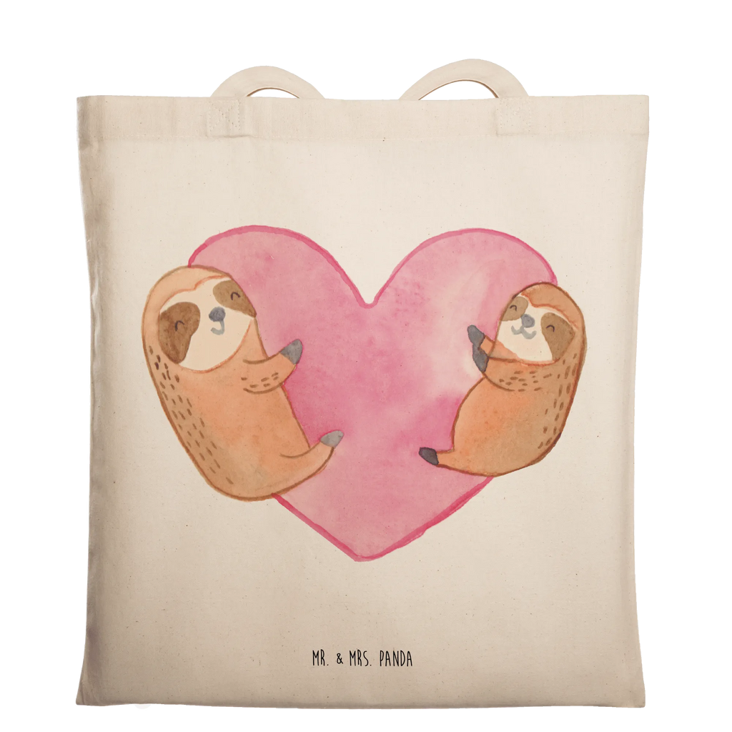 Tragetasche Faultiere Herz Stoffbeutel, Beutel, Schultertasche, Beuteltasche, Umhängetasche, Jutebeutel, Badetasche, Laptoptasche, Strandtasche, Einkaufstüte, Jutetasche, Stofftasche, Shopper, Tragetasche, Einkaufstasche, Tasche, Liebe, Partner, Freund, Freundin, Ehemann, Ehefrau, Heiraten, Verlobung, Heiratsantrag, Liebesgeschenk, Jahrestag, Hocheitstag, Valentinstag, Mitbringsel, für Ehemann, für Männer, Liebesbeweis, Geschenk für Freundin, Hochzeitstag, Geschenk für Partner, Geschenk für Frauen