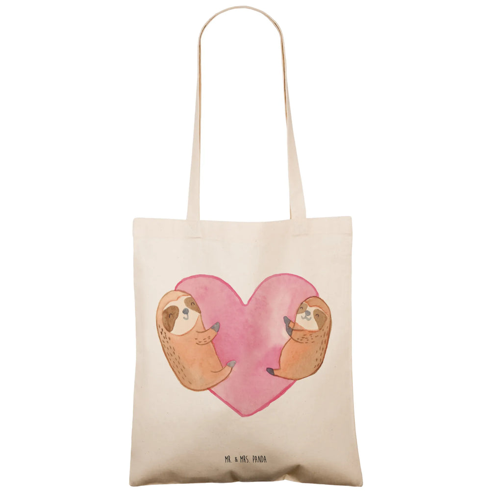Tragetasche Faultiere Herz Stoffbeutel, Beutel, Schultertasche, Beuteltasche, Umhängetasche, Jutebeutel, Badetasche, Laptoptasche, Strandtasche, Einkaufstüte, Jutetasche, Stofftasche, Shopper, Tragetasche, Einkaufstasche, Tasche, Liebe, Partner, Freund, Freundin, Ehemann, Ehefrau, Heiraten, Verlobung, Heiratsantrag, Liebesgeschenk, Jahrestag, Hocheitstag, Valentinstag, Mitbringsel, für Ehemann, für Männer, Liebesbeweis, Geschenk für Freundin, Hochzeitstag, Geschenk für Partner, Geschenk für Frauen