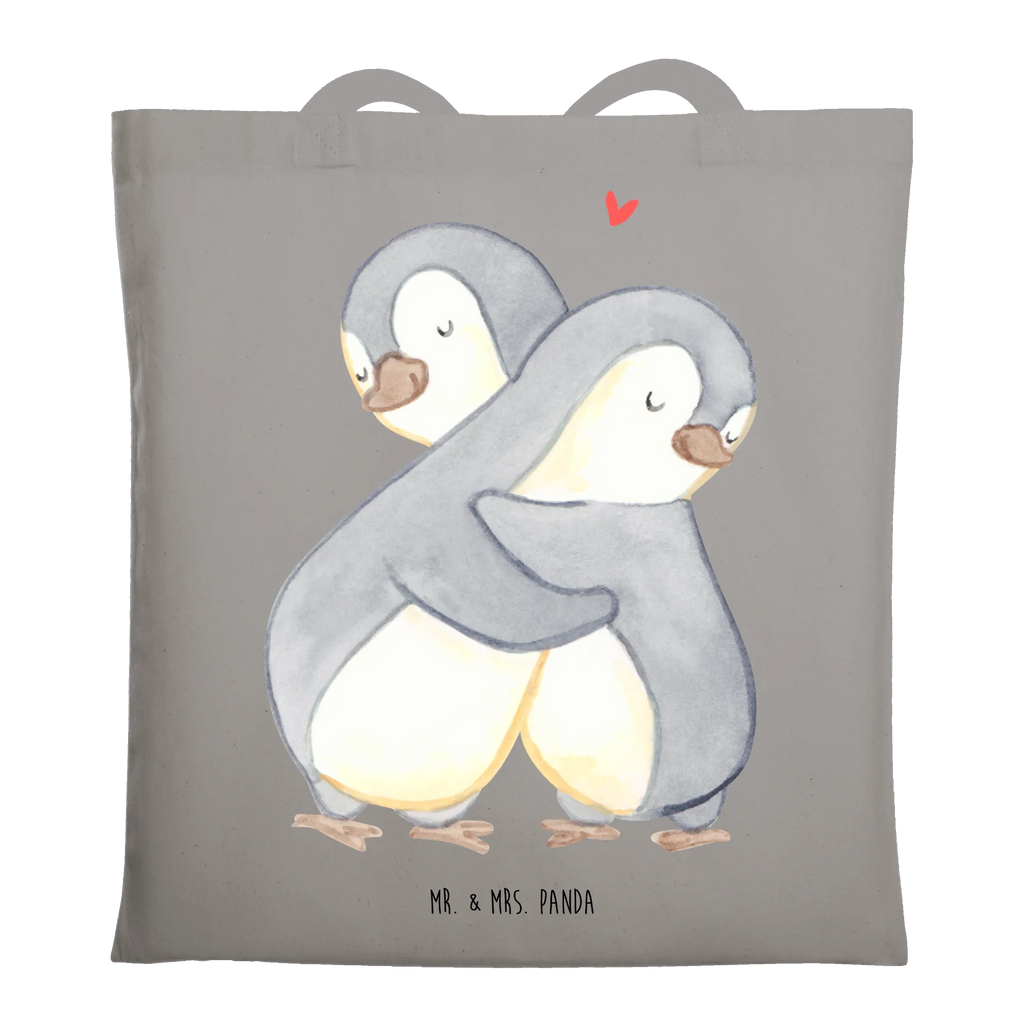 Tote bag penguins Cuddle Strandtasche, Einkaufstüte, Beutel, Beuteltasche, Shopper, Umhängetasche, Laptoptasche, Einkaufstasche, Stofftasche, Jutetasche, Jutebeutel, Tasche, Tragetasche, Schultertasche, Stoffbeutel, Badetasche, Liebe, Partner, Freund, Freundin, Ehemann, Ehefrau, Heiraten, Verlobung, Heiratsantrag, Liebesgeschenk, Jahrestag, Hocheitstag, Valentinstag, Hochzeitstag, Geschenk für Frauen, Geschenk für Freundin, Mitbringsel, für Männer, für Ehemann, Geschenk für Partner, Liebesbeweis