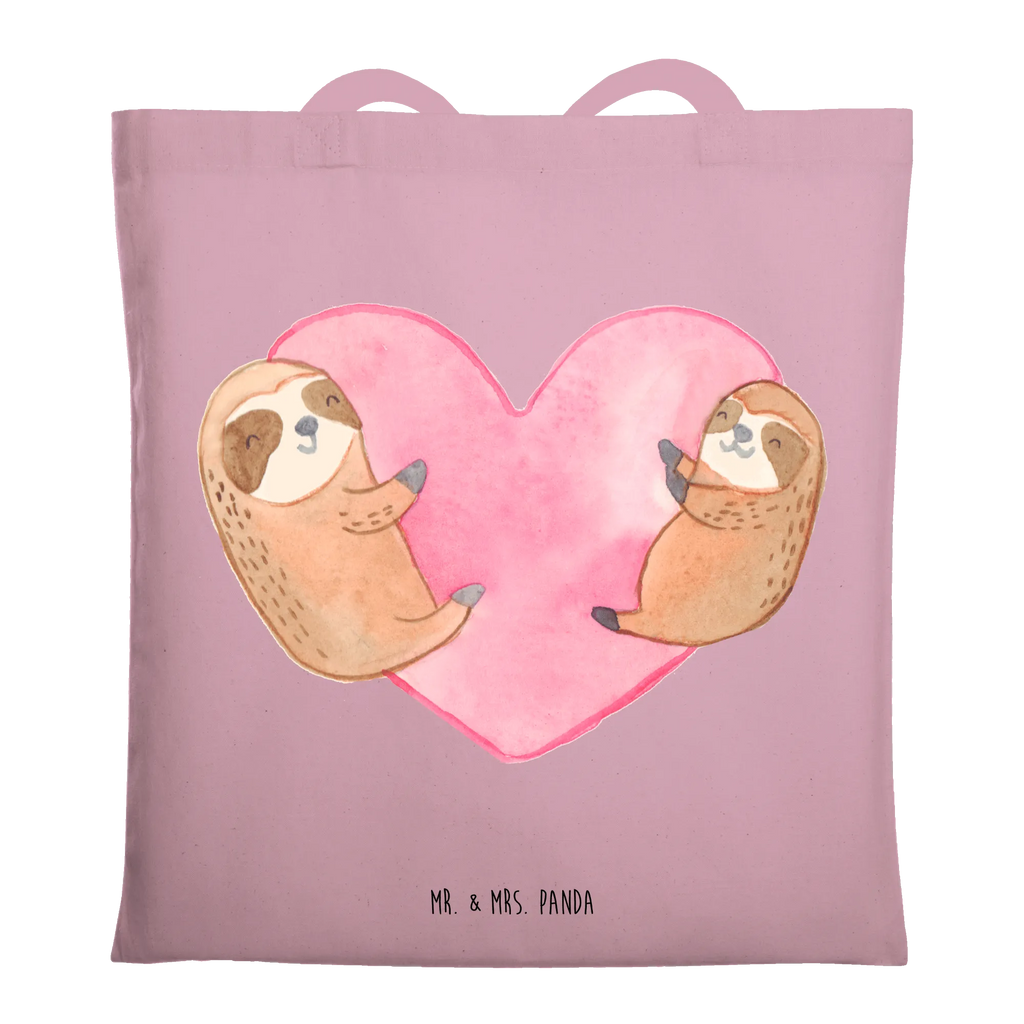 Tragetasche Faultiere Herz Stoffbeutel, Beutel, Schultertasche, Beuteltasche, Umhängetasche, Jutebeutel, Badetasche, Laptoptasche, Strandtasche, Einkaufstüte, Jutetasche, Stofftasche, Shopper, Tragetasche, Einkaufstasche, Tasche, Liebe, Partner, Freund, Freundin, Ehemann, Ehefrau, Heiraten, Verlobung, Heiratsantrag, Liebesgeschenk, Jahrestag, Hocheitstag, Valentinstag, Mitbringsel, für Ehemann, für Männer, Liebesbeweis, Geschenk für Freundin, Hochzeitstag, Geschenk für Partner, Geschenk für Frauen