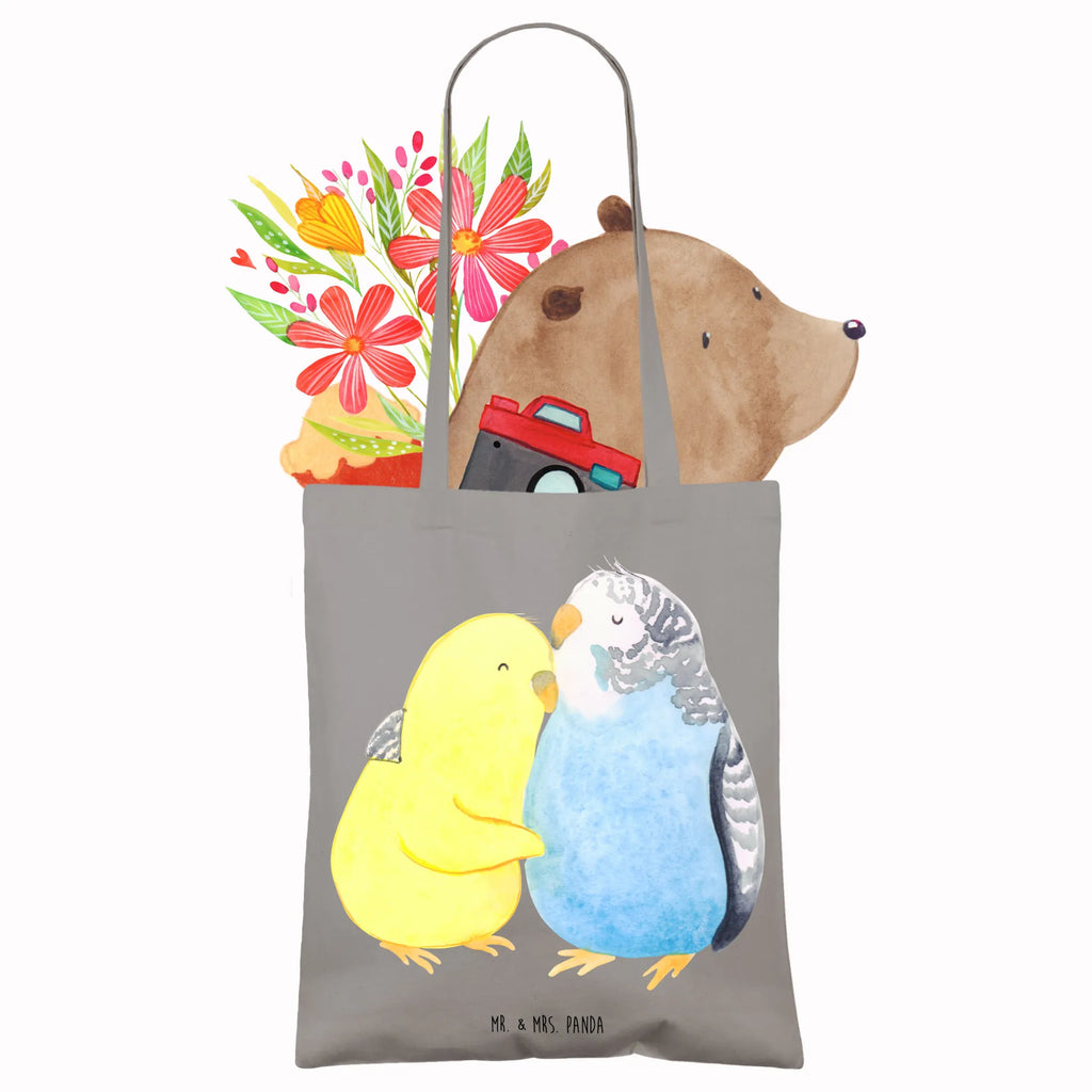 Tote bag Parakeets in love