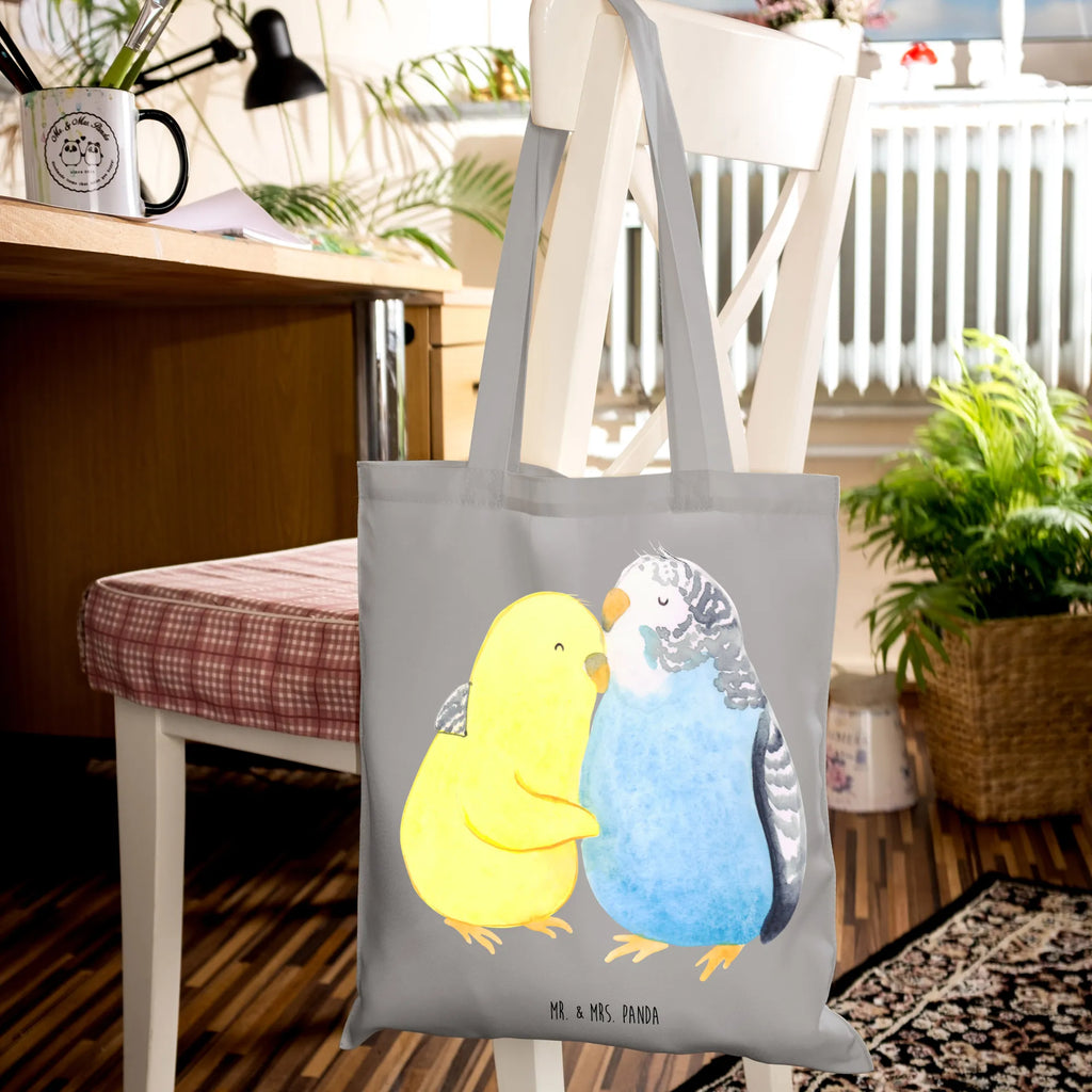 Tote bag Parakeets in love