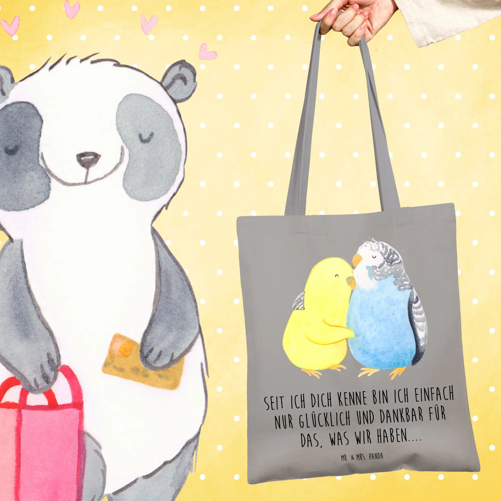 Tote bag Parakeets in love