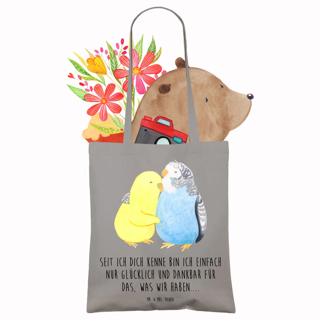 Tote bag Parakeets in love