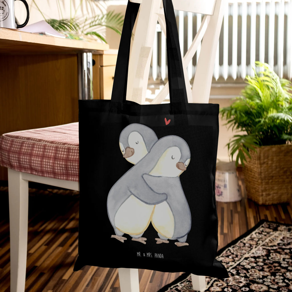 Torba Pingwiny Przytulanie Stoffbeutel, Beuteltasche, Tasche, Schultertasche, Tragetasche, Shopper, Beutel, Laptoptasche, Umhängetasche, Stofftasche, Einkaufstasche, Badetasche, Strandtasche, Jutebeutel, Jutetasche, Einkaufstüte, Liebe, Partner, Freund, Freundin, Ehemann, Ehefrau, Heiraten, Verlobung, Heiratsantrag, Liebesgeschenk, Jahrestag, Hocheitstag, für Männer, Valentinstag, Geschenk für Partner, Hochzeitstag, Geschenk für Freundin, Geschenk für Frauen, Mitbringsel, Liebesbeweis, für Ehemann