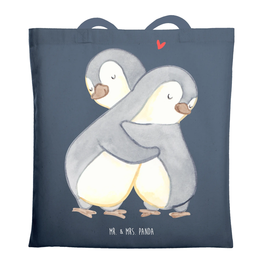 Tote bag penguins Cuddle Strandtasche, Einkaufstüte, Beutel, Beuteltasche, Shopper, Umhängetasche, Laptoptasche, Einkaufstasche, Stofftasche, Jutetasche, Jutebeutel, Tasche, Tragetasche, Schultertasche, Stoffbeutel, Badetasche, Liebe, Partner, Freund, Freundin, Ehemann, Ehefrau, Heiraten, Verlobung, Heiratsantrag, Liebesgeschenk, Jahrestag, Hocheitstag, Valentinstag, Hochzeitstag, Geschenk für Frauen, Geschenk für Freundin, Mitbringsel, für Männer, für Ehemann, Geschenk für Partner, Liebesbeweis
