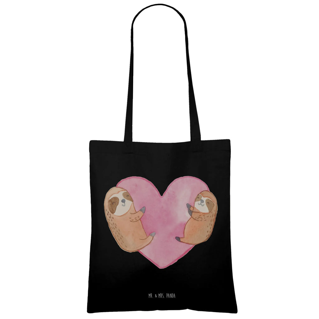 Tragetasche Faultiere Herz Stoffbeutel, Beutel, Schultertasche, Beuteltasche, Umhängetasche, Jutebeutel, Badetasche, Laptoptasche, Strandtasche, Einkaufstüte, Jutetasche, Stofftasche, Shopper, Tragetasche, Einkaufstasche, Tasche, Liebe, Partner, Freund, Freundin, Ehemann, Ehefrau, Heiraten, Verlobung, Heiratsantrag, Liebesgeschenk, Jahrestag, Hocheitstag, Valentinstag, Mitbringsel, für Ehemann, für Männer, Liebesbeweis, Geschenk für Freundin, Hochzeitstag, Geschenk für Partner, Geschenk für Frauen