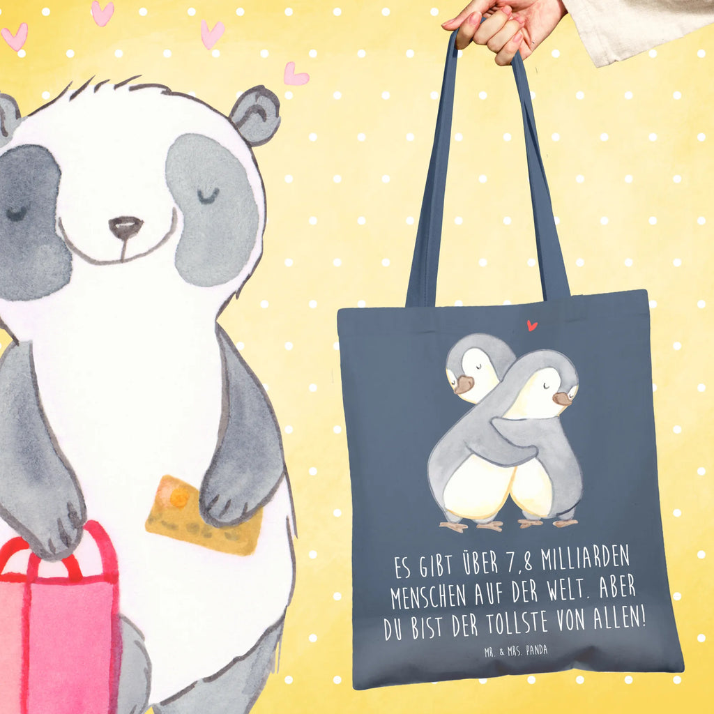 Tote bag penguins Cuddle Strandtasche, Einkaufstüte, Beutel, Beuteltasche, Shopper, Umhängetasche, Laptoptasche, Einkaufstasche, Stofftasche, Jutetasche, Jutebeutel, Tasche, Tragetasche, Schultertasche, Stoffbeutel, Badetasche, Liebe, Partner, Freund, Freundin, Ehemann, Ehefrau, Heiraten, Verlobung, Heiratsantrag, Liebesgeschenk, Jahrestag, Hocheitstag, Valentinstag, Hochzeitstag, Geschenk für Frauen, Geschenk für Freundin, Mitbringsel, für Männer, für Ehemann, Geschenk für Partner, Liebesbeweis