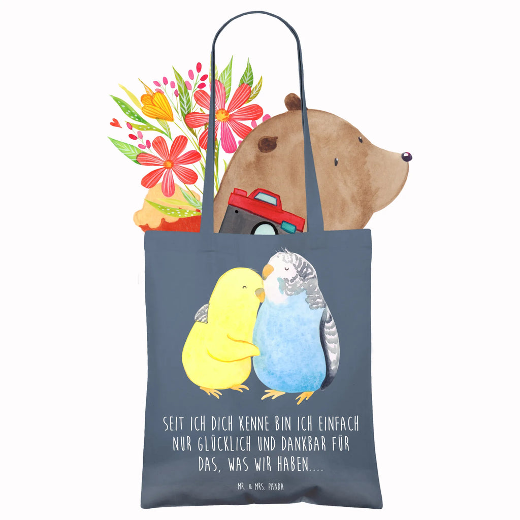 Tote bag Parakeets in love
