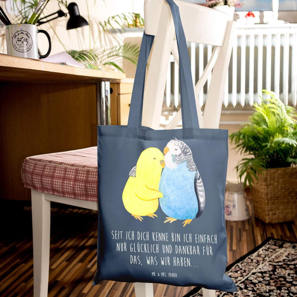 Tote bag Parakeets in love