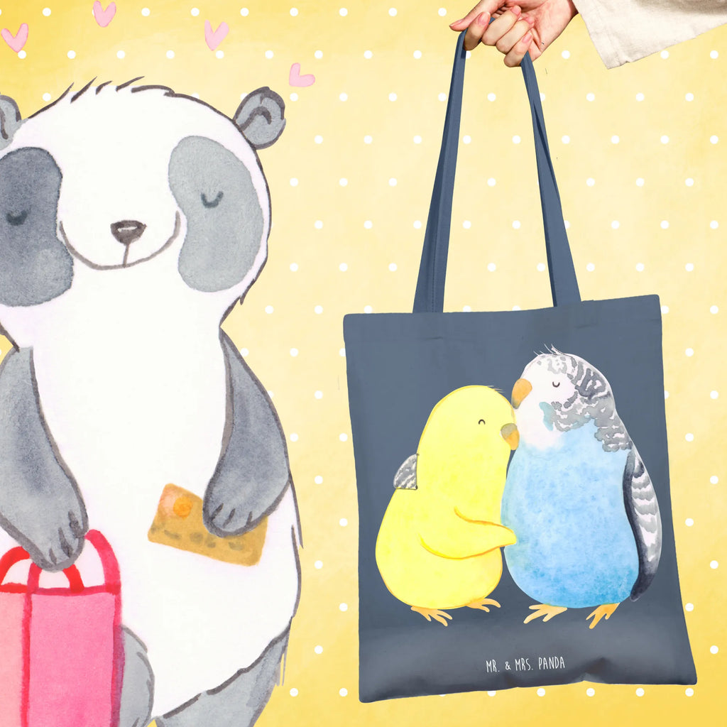 Tote bag Parakeets in love