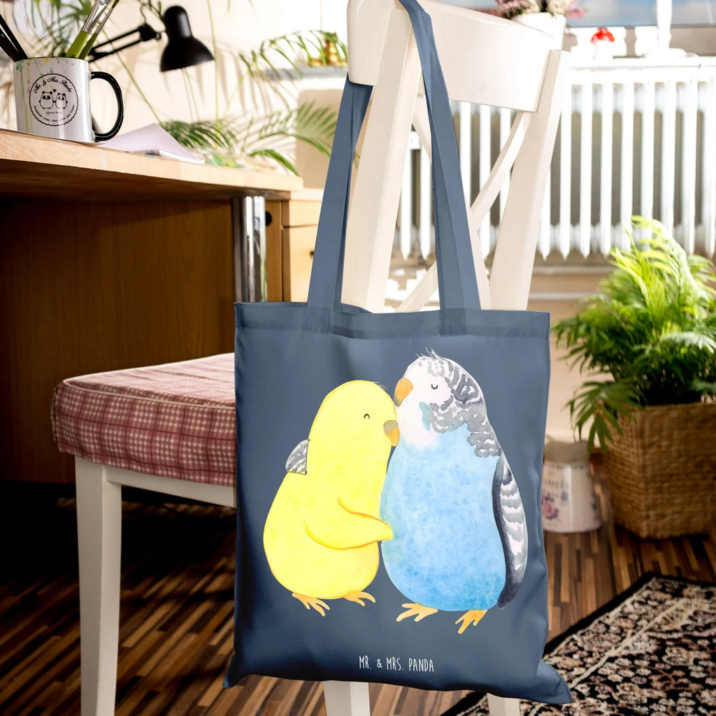 Tote bag Parakeets in love