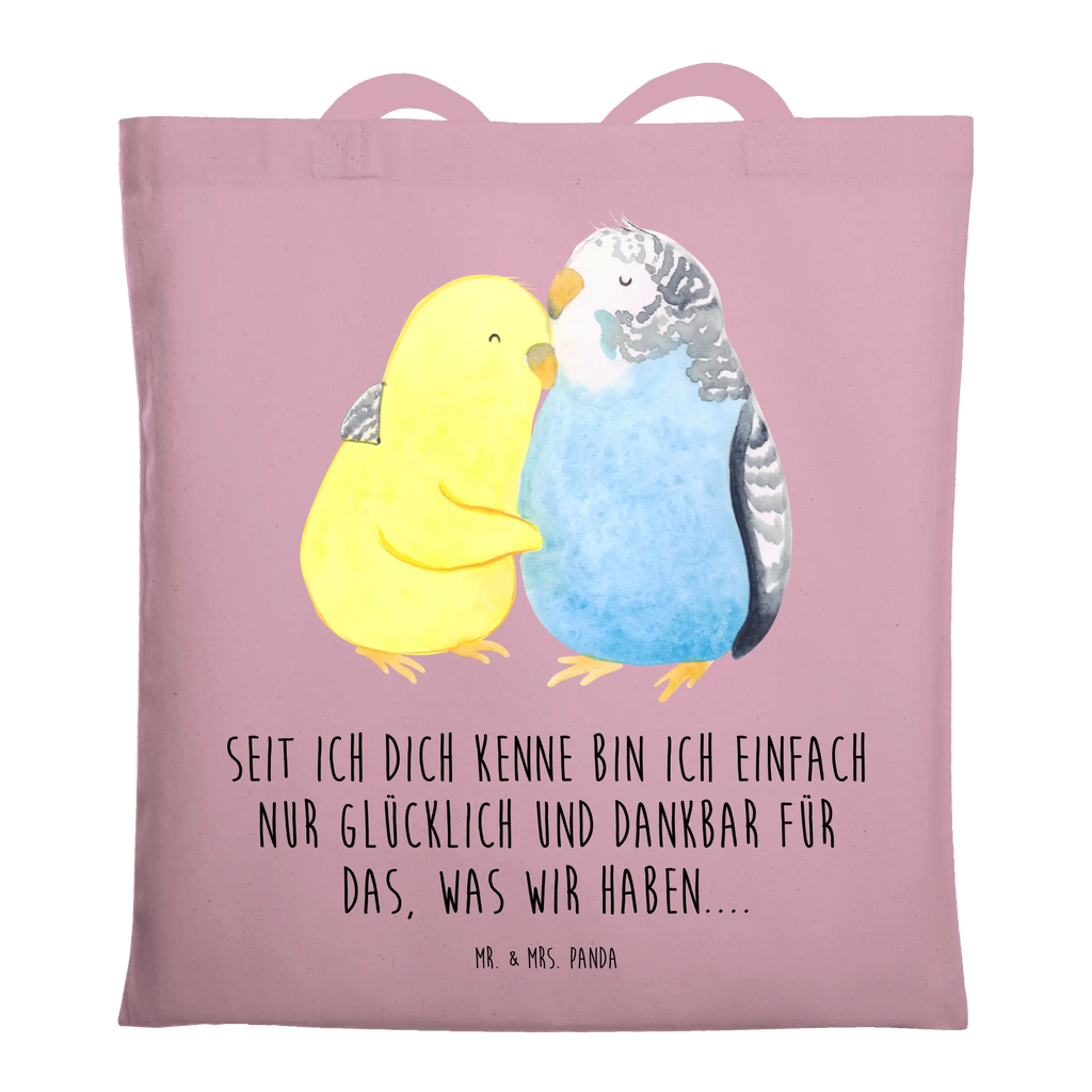 Tote bag Parakeets in love