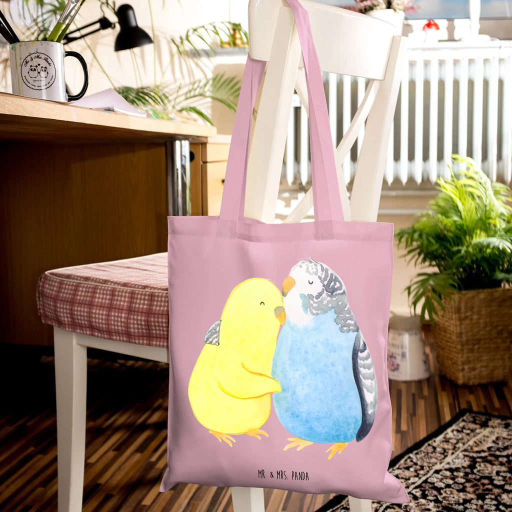 Tote bag Parakeets in love