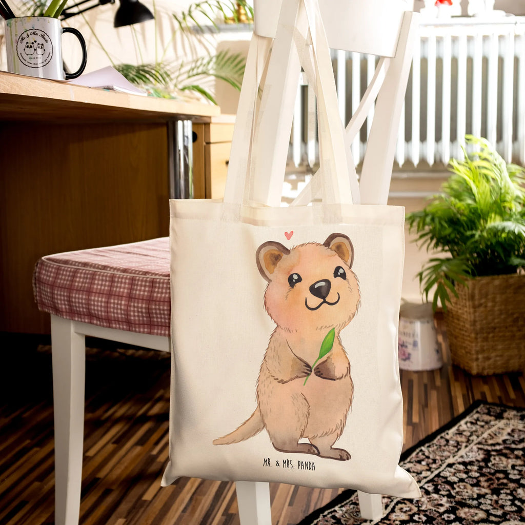 Tote bag Quokka Happy shopping bag, cotton bag, jute bag, shoulder bag, bag, pouch, shopper, Carrier bag, cloth bag, small animals, cute, funny, cute animal motives, hand drawn, small world, funny sayings, good mood, happy, gifts, gift ideas, special gifts, animal lover, card