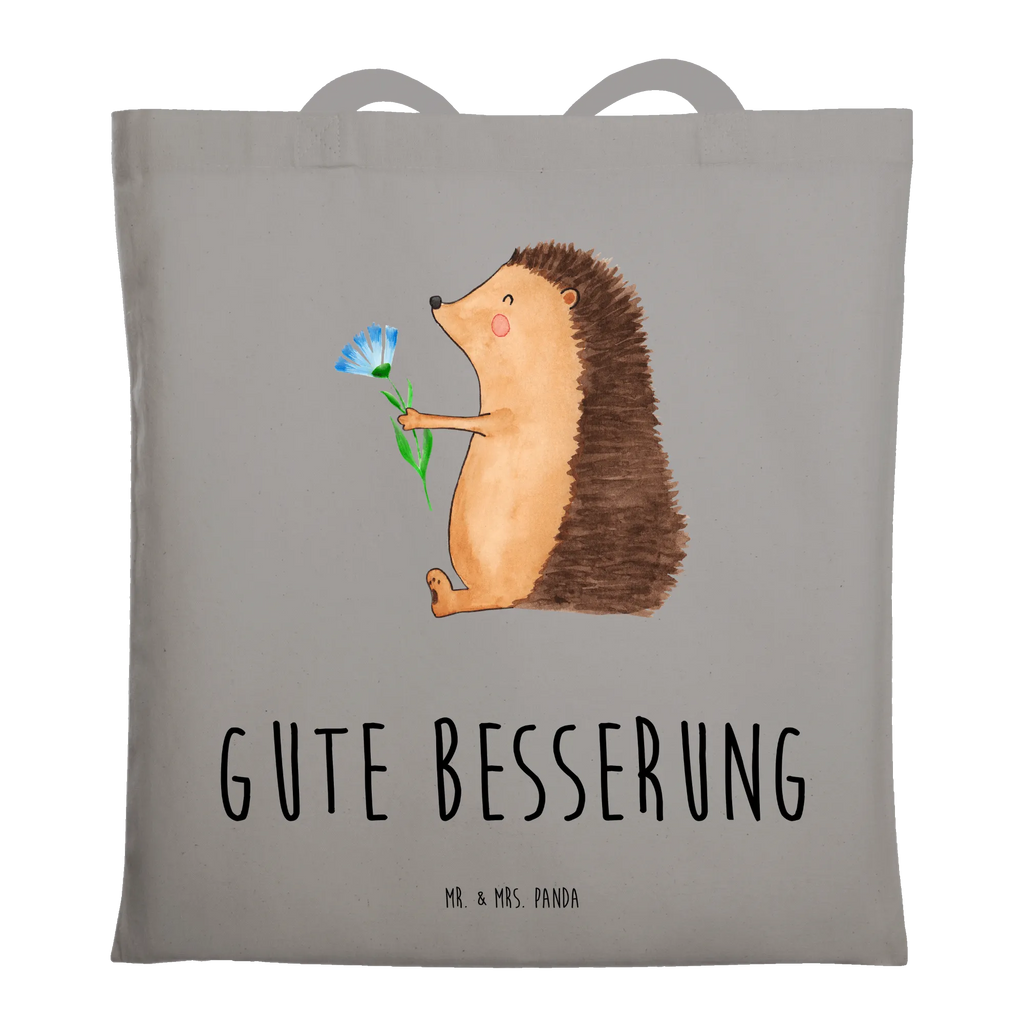 Tote bag Hedgehog Flower Laptoptasche, Beutel, Strandtasche, Shopper, Schultertasche, Jutetasche, Einkaufstasche, Umhängetasche, Stofftasche, Einkaufstüte, Badetasche, Jutebeutel, Tasche, Tragetasche, Stoffbeutel, Beuteltasche, Tiermotive, Gute Laune, lustige Sprüche, Tiere, Krankheit, Genesungswünsche, Besuch, krank, Krankenhaus, Gute Besserung, Igel