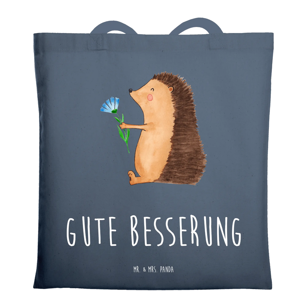Tote bag Hedgehog Flower Laptoptasche, Beutel, Strandtasche, Shopper, Schultertasche, Jutetasche, Einkaufstasche, Umhängetasche, Stofftasche, Einkaufstüte, Badetasche, Jutebeutel, Tasche, Tragetasche, Stoffbeutel, Beuteltasche, Tiermotive, Gute Laune, lustige Sprüche, Tiere, Krankheit, Genesungswünsche, Besuch, krank, Krankenhaus, Gute Besserung, Igel