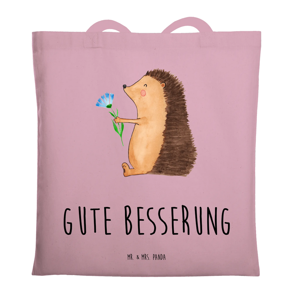 Tote bag Hedgehog Flower Laptoptasche, Beutel, Strandtasche, Shopper, Schultertasche, Jutetasche, Einkaufstasche, Umhängetasche, Stofftasche, Einkaufstüte, Badetasche, Jutebeutel, Tasche, Tragetasche, Stoffbeutel, Beuteltasche, Tiermotive, Gute Laune, lustige Sprüche, Tiere, Krankheit, Genesungswünsche, Besuch, krank, Krankenhaus, Gute Besserung, Igel
