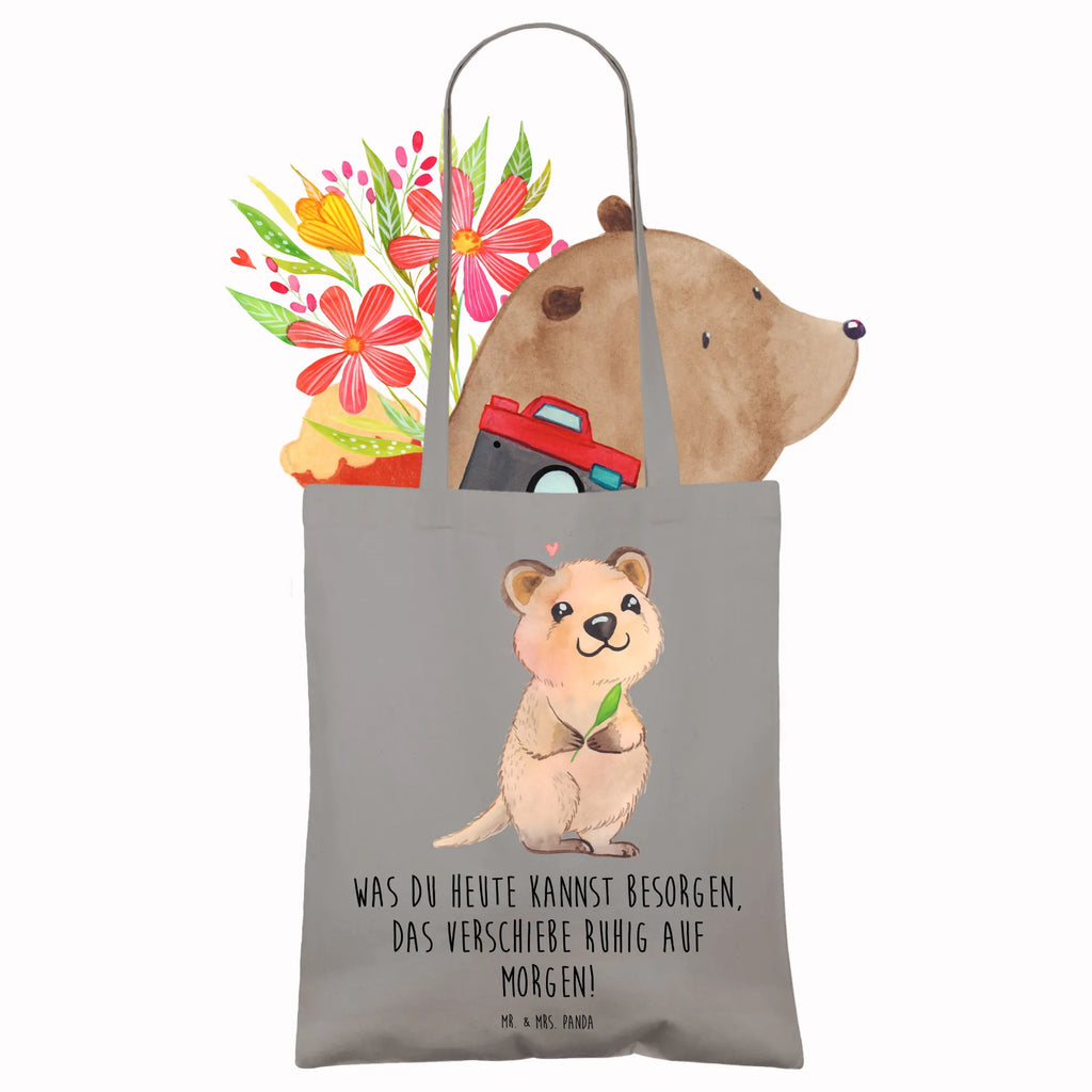 Tote bag Quokka Happy shopping bag, cotton bag, jute bag, shoulder bag, bag, pouch, shopper, Carrier bag, cloth bag, small animals, cute, funny, cute animal motives, hand drawn, small world, funny sayings, good mood, happy, gifts, gift ideas, special gifts, animal lover, card